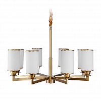 люстра brch9040-8 от delight collection белая/золото в Иваново