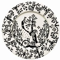 тарелка taika черно-белая в Иваново