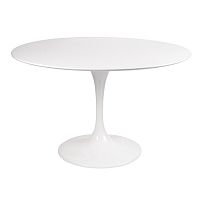 стол eero saarinen style tulip table mdf d110 глянцевый белый в Иваново