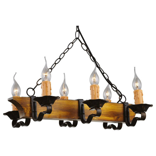 подвесная люстра arte lamp taverna a9525lm-6br в Иваново