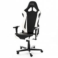 кресло геймерское dxracer racing черно-белое в Иваново