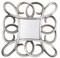 зеркало серебряное квадратное в фигурной раме silver swirl frame от rvastley в Иваново