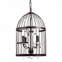 люстра vintage birdcage (51*34*54) коричневая в Иваново