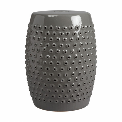 керамический столик-табурет cutwork garden stool серый в Иваново