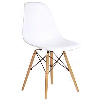 стул деревянный pc-015 белый (eames style) в Иваново