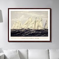 картина: yachts on a summer cruise, 1871г. в Иваново