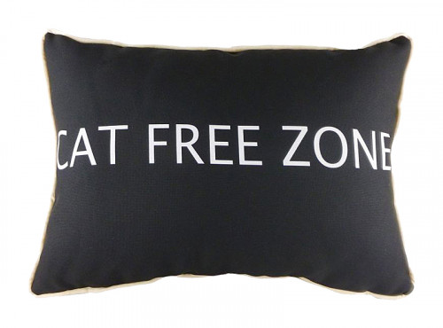 подушка с надписью cat free zone в Иваново