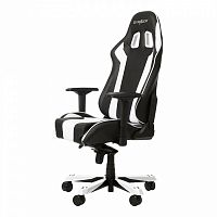 кресло геймерское dxracer king ks06 черно-белое в Иваново