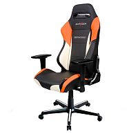 кресло геймерское dxracer drifting черно-бело-оранжевое в Иваново