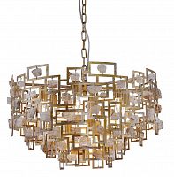 подвесная люстра crystal lux diego sp9 d600 gold в Иваново