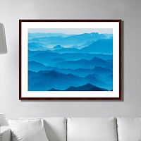 картина: mountain silhouettes in the brandenburg alps, austria в Иваново