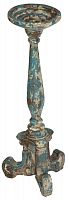 подсвечник состаренный фигурный голубой relic collection, 61 см в Иваново