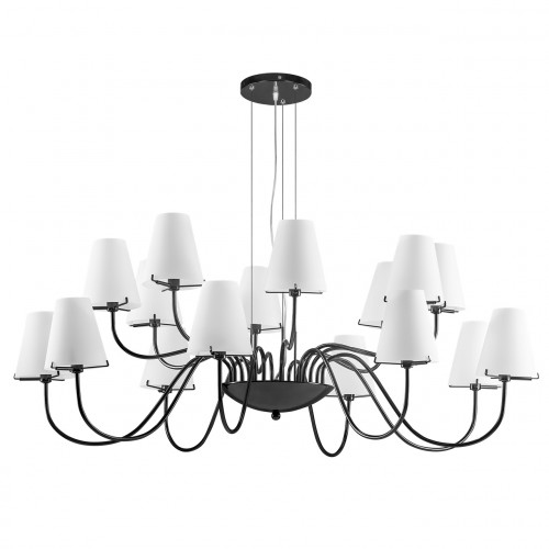 подвесная люстра lightstar diafano 758167 черная в Иваново