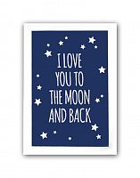 постер to the blue moon and back а3 в Иваново