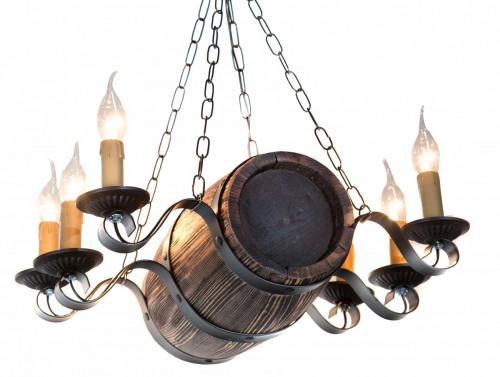 люстра бочонок коричневая в Иваново