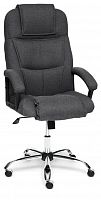 компьютерное кресло tetchair бергамо (крестовина хром, обивка ткань) для руководителя в Иваново