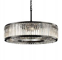 люстра welles round d70 черная, прозрачное стеко в Иваново