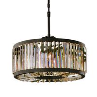 люстра welles round d50 черная, прозрачное стеко в Иваново