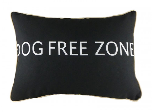 подушка с надписью dog free zone в Иваново
