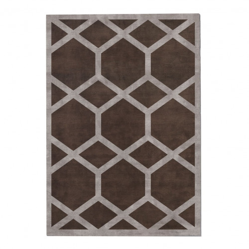 ковер ashton cocoa 200x290 коричневый в Иваново