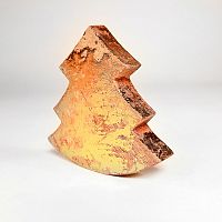 украшение новогоднее ель золотая golden tree, 15х14х2,5 см в Иваново