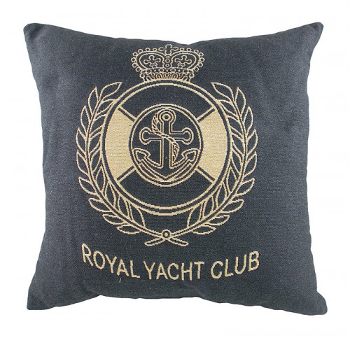 подушка с гербом королевского royal yacht club denim в Иваново