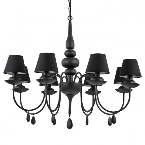 подвесная люстра ideal lux blanche sp8 nero в Иваново