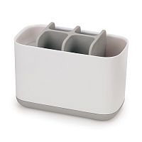 органайзер для зубных щеток easystore большой белый-серый в Иваново