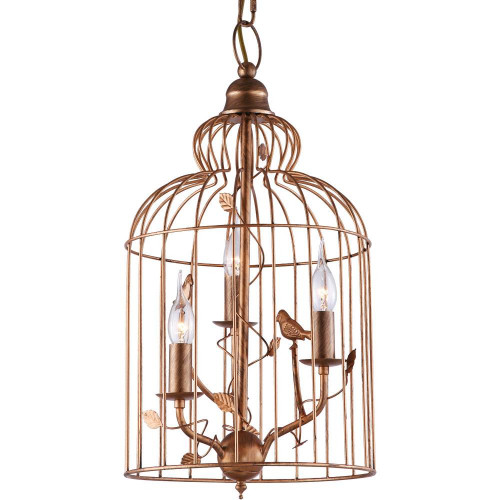 подвесная люстра arte lamp gabbia a1865sp-3bg в Иваново
