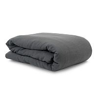 пододеяльник изо льна темно-серого цвета essential 150х200 в Иваново