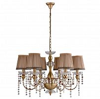 подвесная люстра crystal lux alegria sp6 gold-brown в Иваново