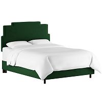 кровать двуспальная 180х200 зеленая paxton emerald velvet в Иваново