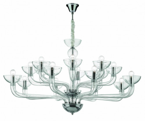 подвесная люстра ideal lux casanova sp16 trasparente в Иваново