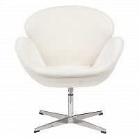 кресло swan chair белое в Иваново