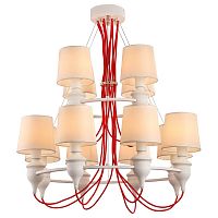 подвесная люстра arte lamp sergio a3325lm-8-4wh в Иваново