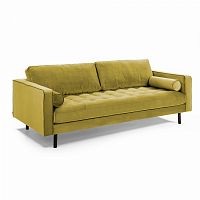 диван bogart sofa 3 трехместный темно-желтый от la forma (ex julia grup) в Иваново