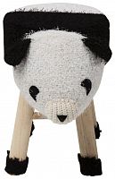 kare design пуф panda, коллекция "панда" 40*35*27, полиэстер, полиуретан, сосна, белый в Иваново