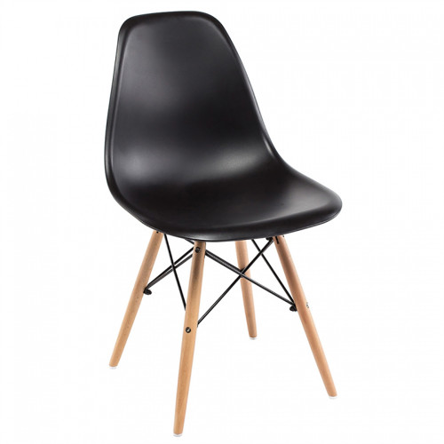 стул деревянный eames pc-015 black в Иваново