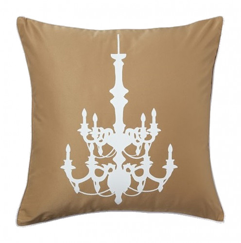 подушка с рисунком канделябра chandelier mustard в Иваново