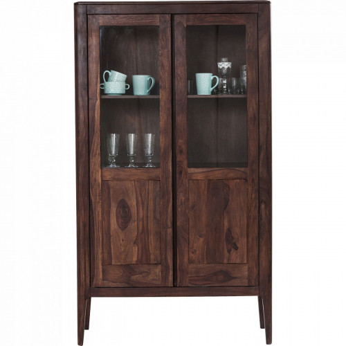 шкаф-витрина brooklyn walnut коричневый 100x40 в Иваново