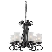 подвесная люстра arte lamp scroll a7915lm-6bk в Иваново