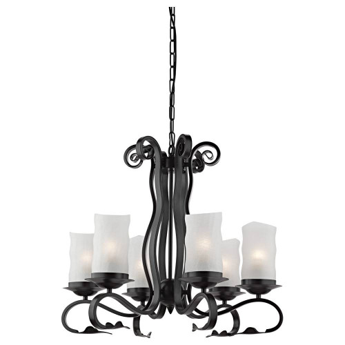 подвесная люстра arte lamp scroll a7915lm-6bk в Иваново