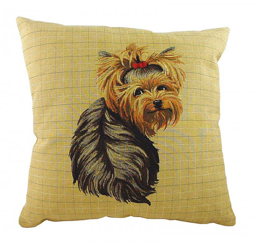 подушка с фото йоркширского терьера yorkie sitting в Иваново