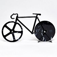 нож для пиццы из нержавеющей стали the fixie, черный мрамор в Иваново