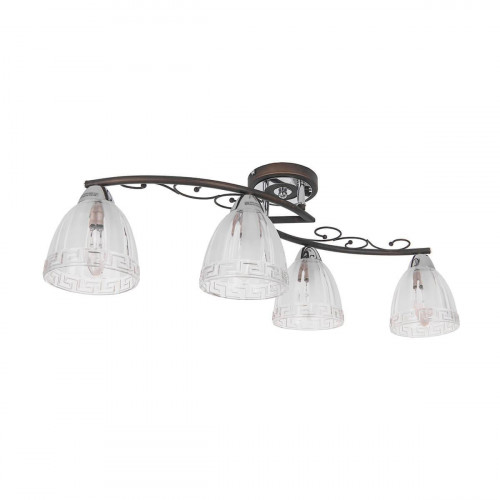 потолочная люстра idlamp nield 232/4pf-blackchrome в Иваново