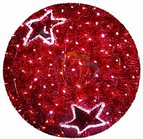 фигура led шар 120 см, красный в Иваново