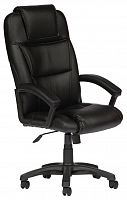 компьютерное кресло tetchair бергамо (крестовина пластик, обивка кож/зам) для руководителя в Иваново