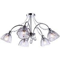 потолочная люстра arte lamp silenzio a9559pl-5cc хром в Иваново