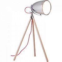 лампа настольная chromatic tripod на деревянном штативе в Иваново