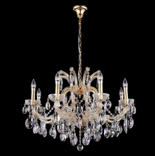 подвесная люстра crystal lux hollywood sp8 gold в Иваново